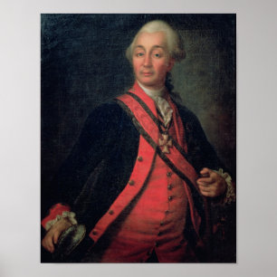 Poster Retrato do Generalissimo do marechal de campo