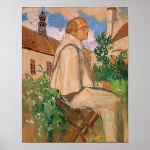 Poster Retrato do geneticista Johann Gregor