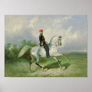 Poster Retrato do imperador Alexander II 1876