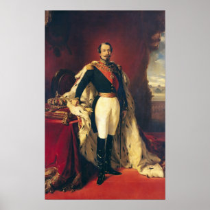 Pôster Retrato do imperador de Napoleon III de France