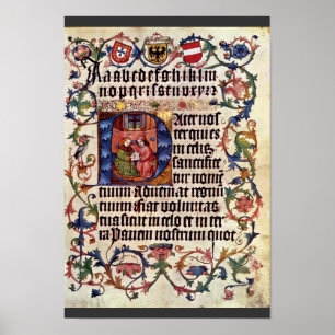 Pôster Retrato do imperador Maximilian mim e seu