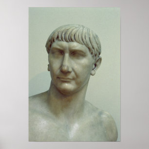 Poster Retrato do imperador Trajan