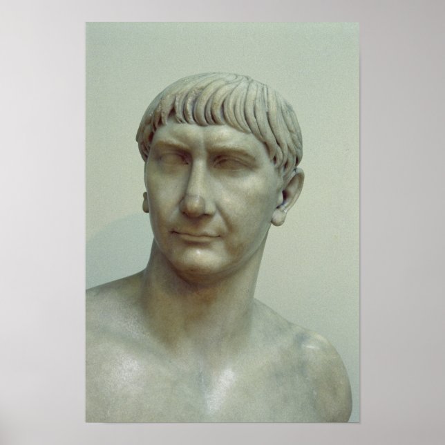 Poster Retrato do Imperador Trajan (Frente)