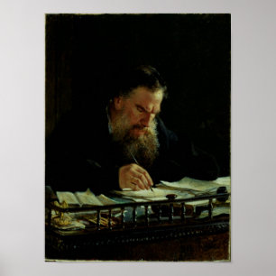 Poster Retrato do lev Tolstoy