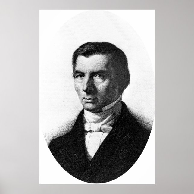 Pôster Retrato do Liberal Clássico Frederic Bastiat (Frente)