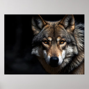 Poster Retrato do lobo