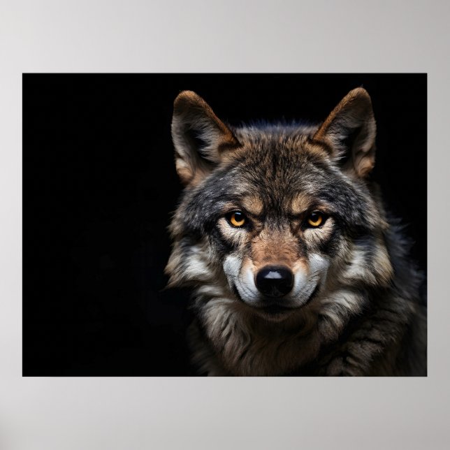 Poster Retrato do lobo (Frente)