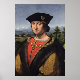 Pôster Retrato do marechal do d'Amboise de Charles de