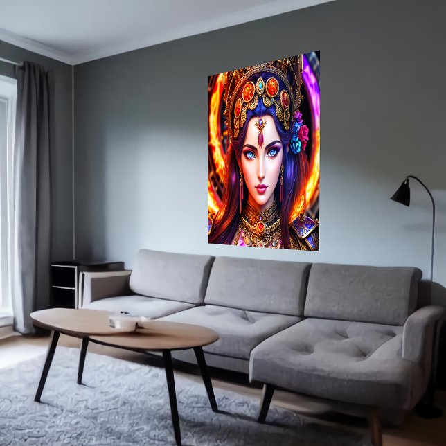 Poster Retrato do Perséfone da Deusa Grega | Arte AI (Criador carregado)