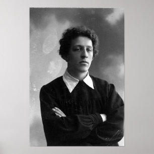 Poster Retrato do poeta Alexander Blok
