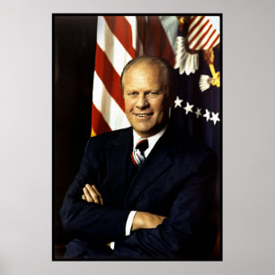Pôster Retrato do Presidente Gerald Ford
