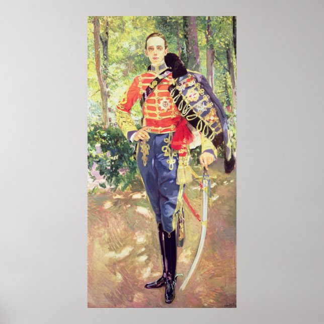 Pôster Retrato do Rei Alfonso XIII (Frente)