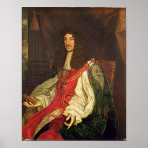 Poster Retrato do rei Charles II, c.1660-65