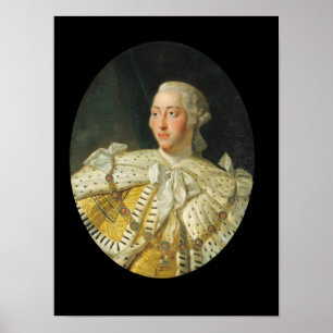 Pôster Retrato do rei George III depois de 1760