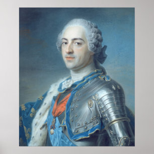 Poster Retrato do rei Louis XV 1748