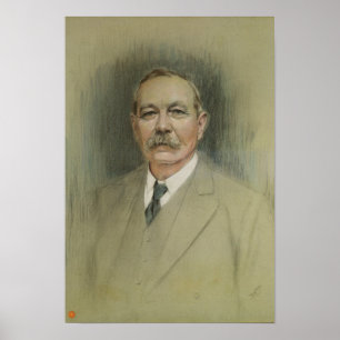 Pôster Retrato do senhor Arthur Conan Doyle