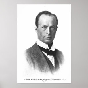 Poster Retrato do senhor Douglas Mawson