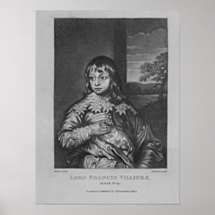 Poster Retrato do senhor Francis Villiers