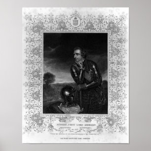 Pôster Retrato do senhor Jeffrey Amherst