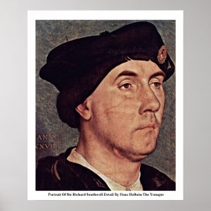 Pôster Retrato do senhor Richard Southwell Detalhe