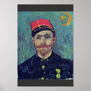 Pôster Retrato do tenente de Paul-Eugène Milliet segundo