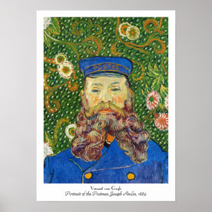Pôster Retrato do vinc de Joseph Rouli Van Gogh do