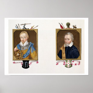 Poster Retrato dobro do senhor Humphrey Gilbert