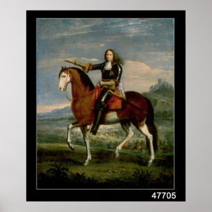 Poster Retrato equestre