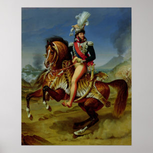 Poster Retrato Equestre de Joachim Murat 1812