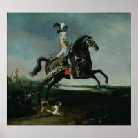 Retrato Equestre de Marie-Antoinette