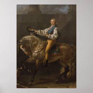 Poster Retrato Equestre de Stanisław