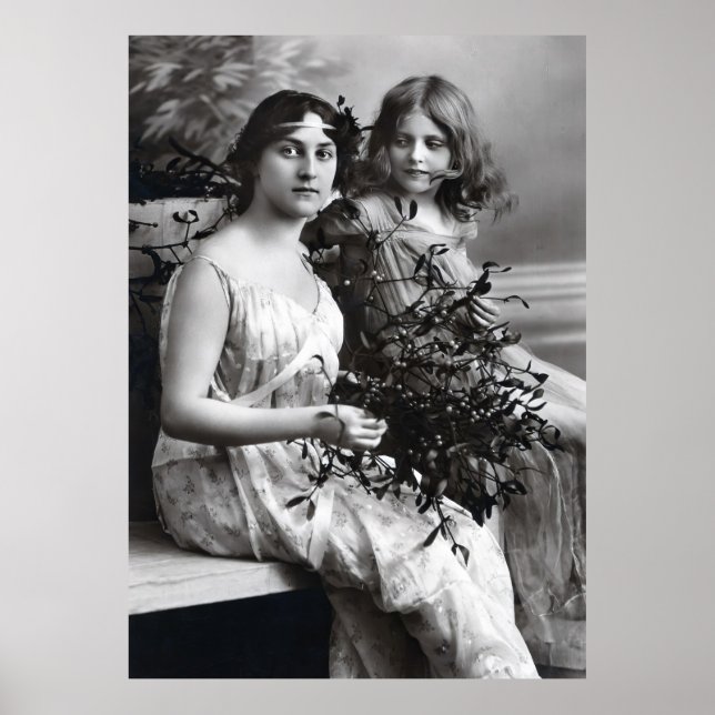 Poster Retrato eterno de Mãe e Filha (Frente)