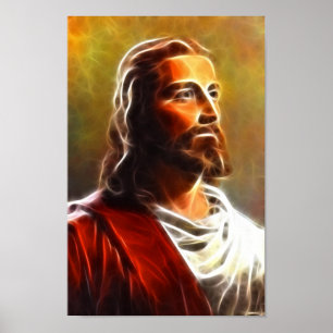 Poster Retrato excitante de Jesus