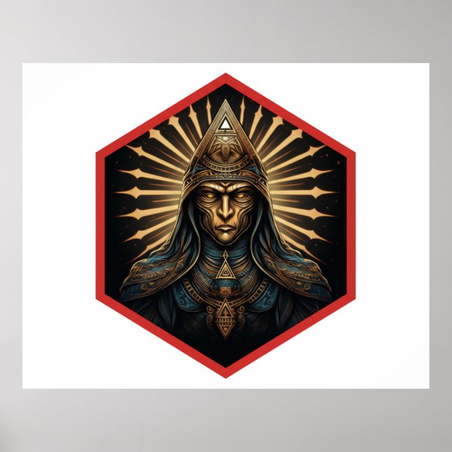 Poster Retrato Fantástico Incrível da Illuminati (Frente)
