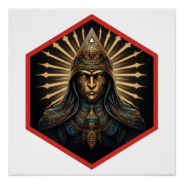 Pôster Retrato Fantástico Incrível da Illuminati