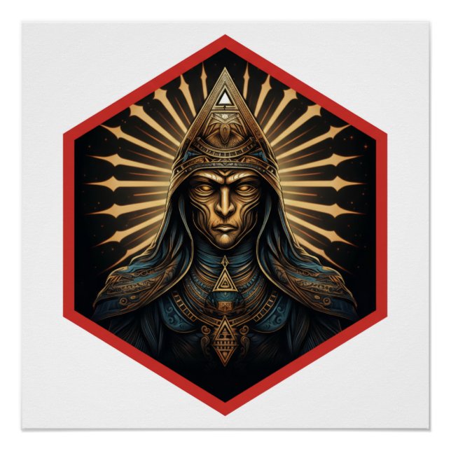 Pôster Retrato Fantástico Incrível da Illuminati (Frente)
