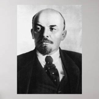 Poster Retrato fotográfico de Lenin