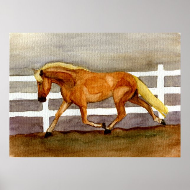 Poster Retrato Haflinger Horse (Frente)