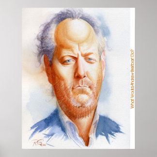 Poster Retrato inspirador de Andrew Breitbart