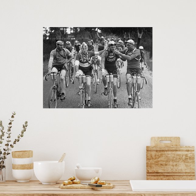 POSTER RETRATO INTIMADO DA TURA DE FRANÇA DE 1920 (Cozinha)