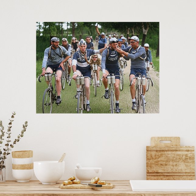 POSTER RETRATO INTIMADO DA TURA DE FRANÇA DE 1920 (Cozinha)