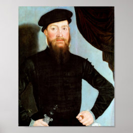 Poster Retrato masculino - Encaixe o mais jovem - c1564