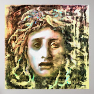 Poster Retrato Medusa de um Gorgão