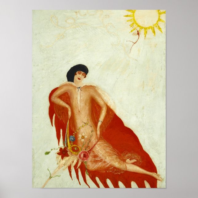 Poster Retrato meu, 1923, por Florine Stettheimer (Frente)