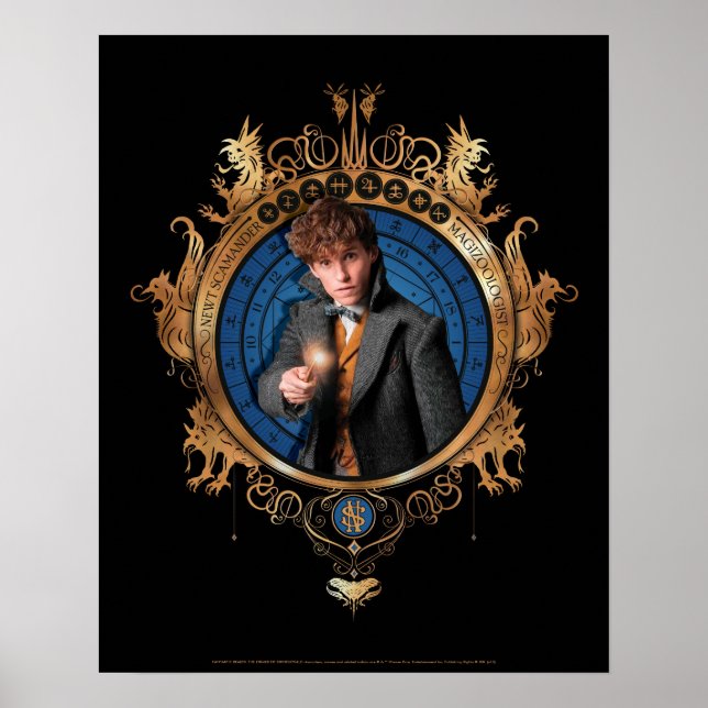 POSTER RETRATO NEWT SCAMANDER™ (Frente)