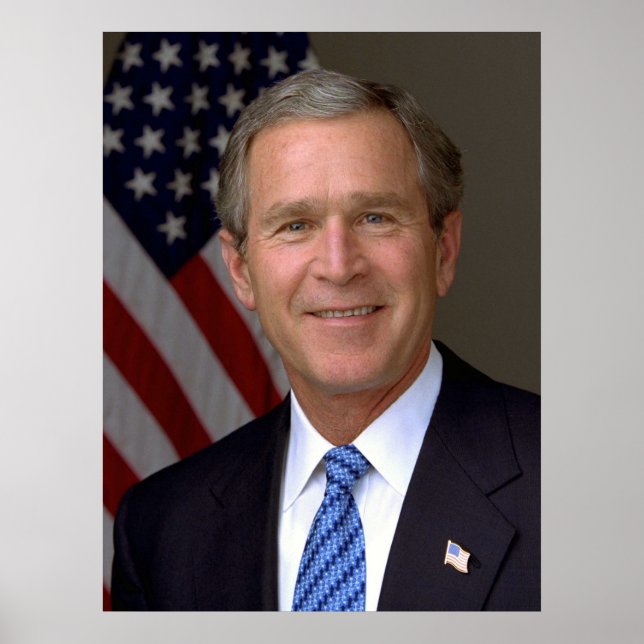 Pôster Retrato oficial de George W. Bush (Frente)