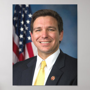 Poster Retrato Oficial Ron Desantis