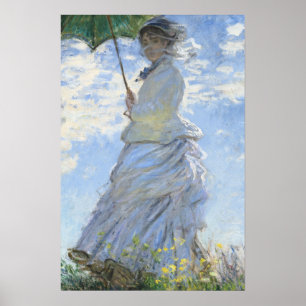 Poster Retrato Parasol de Mulher