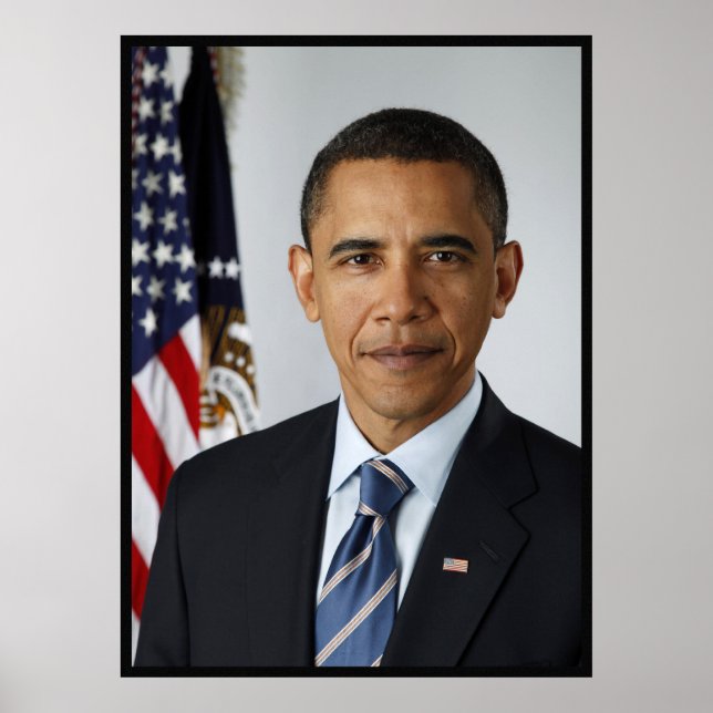 Poster Retrato Presidencial de Barack Obama (Frente)