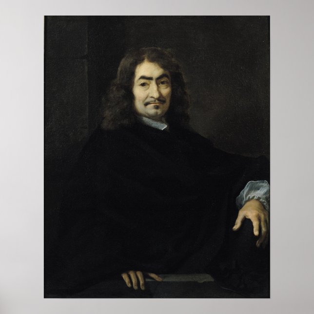 Poster Retrato, presumivelmente Rene Descartes (Frente)